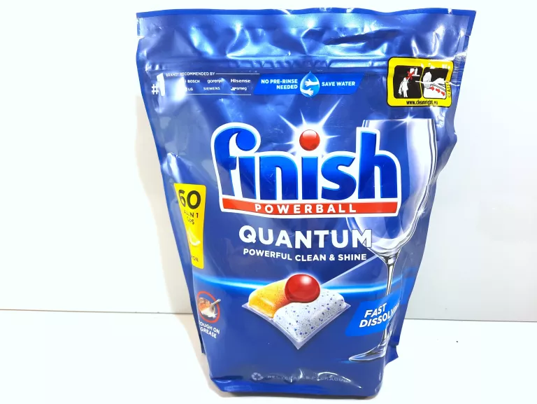 60 SZT FINISH QUANTUM LEMON KAPSUŁKI DO ZMYWARKI