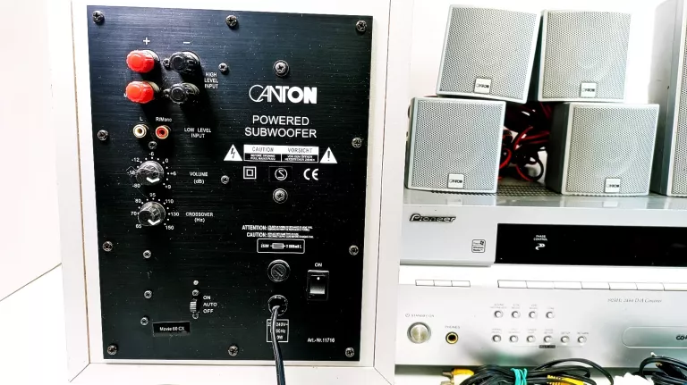 AMPLITUNER PIONEER VSX-417-S / GŁOŚNIKI CANTON MOVIE 95 5.1
