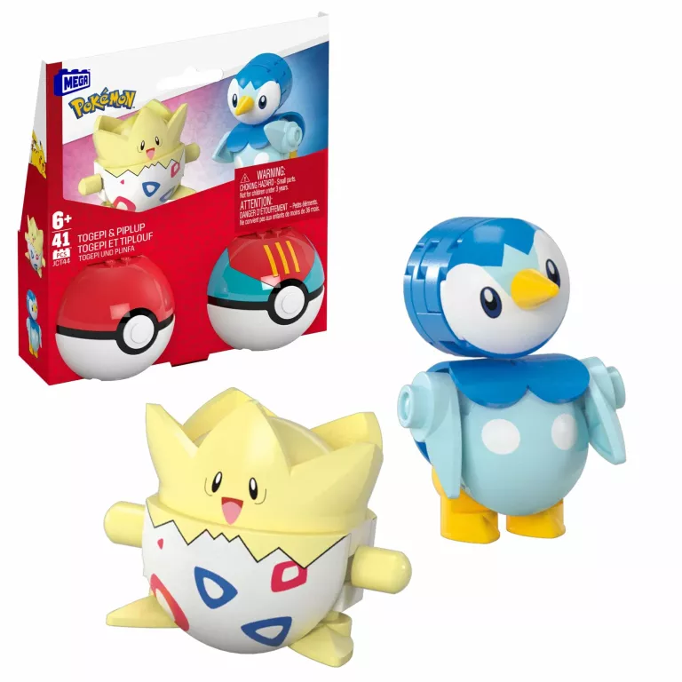 POKÉMON MEGA CONSTRUCTION SET POKÉ BALL COLLECTION: PIPLUP & TOGEPI