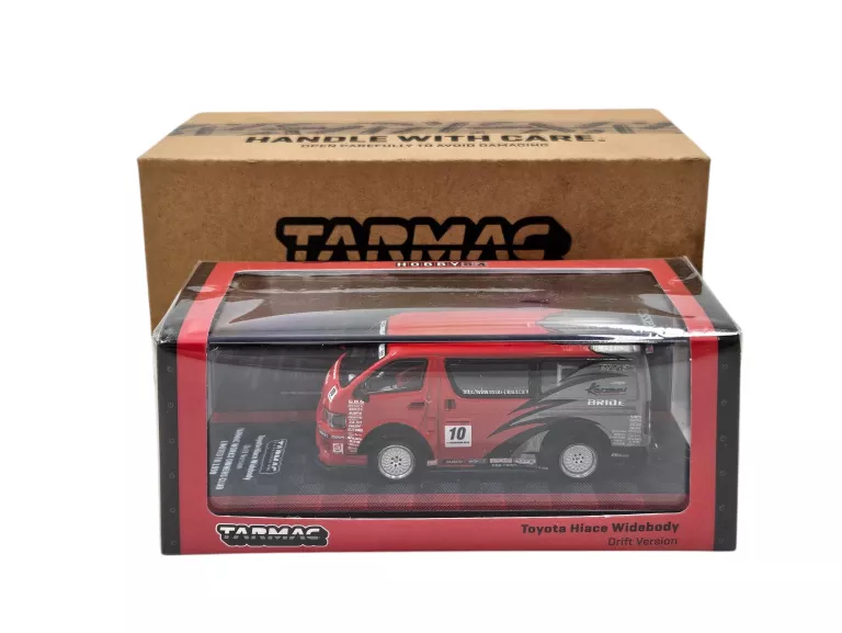 SAMOCHÓD TARMAC WORKS 1/64 TOYOTA HIACE WIDEBODY DRIFT VERSION T64-038-ES