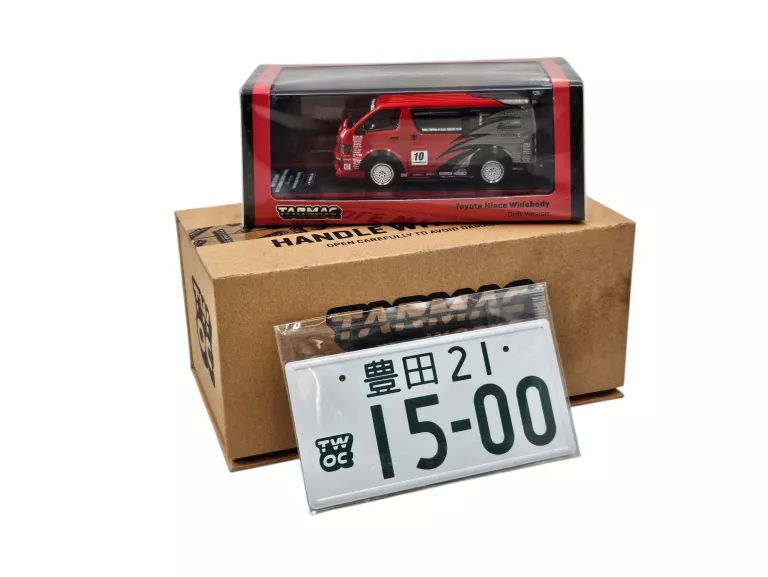 SAMOCHÓD TARMAC WORKS 1/64 TOYOTA HIACE WIDEBODY DRIFT VERSION T64-038-ES