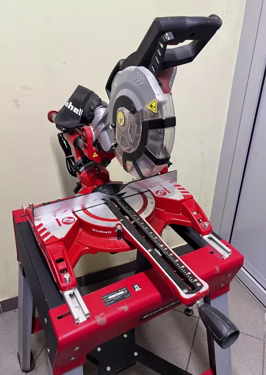 PIŁA UKOŚNICA EINHELL TC-SM 2131 DUAL + STOJAK (ODBIÓR OSOBISTY!) SPRAWNA!