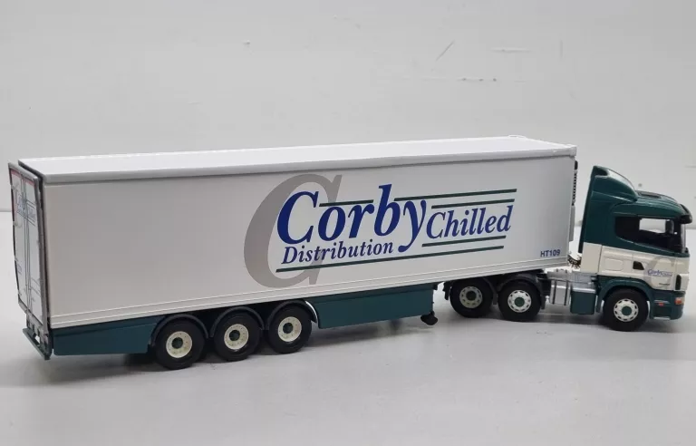 KOLEKCJONERSKA CIĘŻARÓWKA SCANIA FRIDE TRAILER CC12216 - CORGI