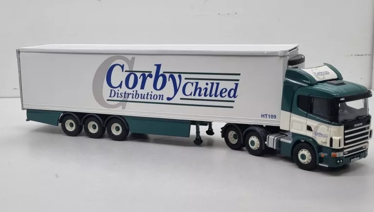 KOLEKCJONERSKA CIĘŻARÓWKA SCANIA FRIDE TRAILER CC12216 - CORGI