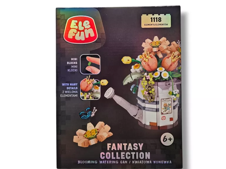 KLOCKI ELEFUN FANTASY COLLECTION KWIATOWA KONEWKA 1118 EL