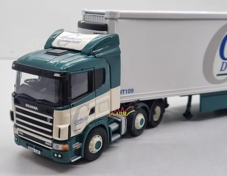 KOLEKCJONERSKA CIĘŻARÓWKA SCANIA FRIDE TRAILER CC12216 - CORGI