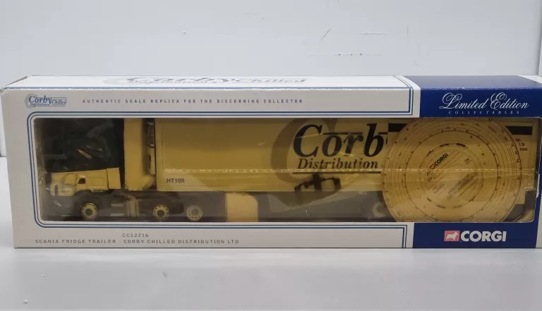 KOLEKCJONERSKA CIĘŻARÓWKA SCANIA FRIDE TRAILER CC12216 - CORGI