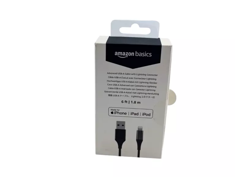 KABEL SZYBKIEGO ŁADOWANIA DO ŁADOWARKI IPHONE ŁADOWANIA USB LIGHTNING 1,8