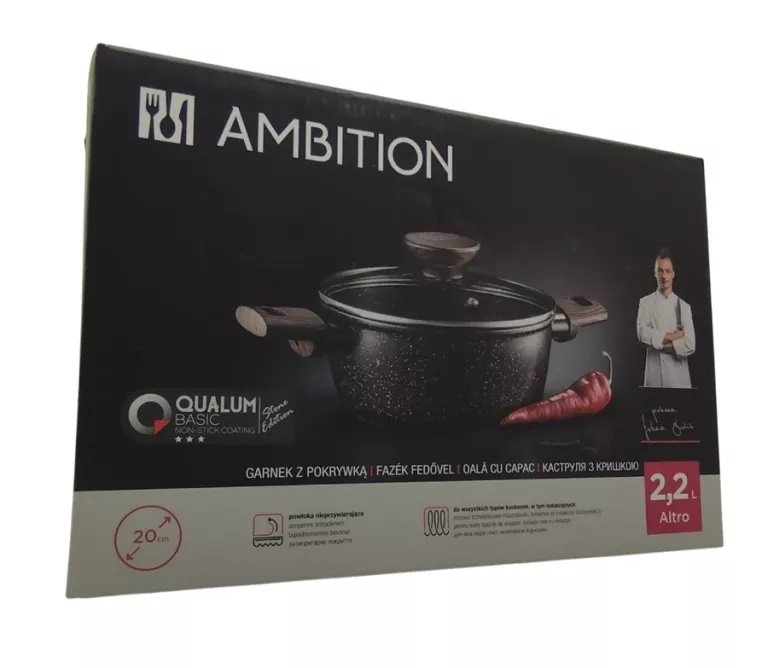 GARNEK AMBITION ALTRO 2,2L Z PRZYKRYWKĄ
