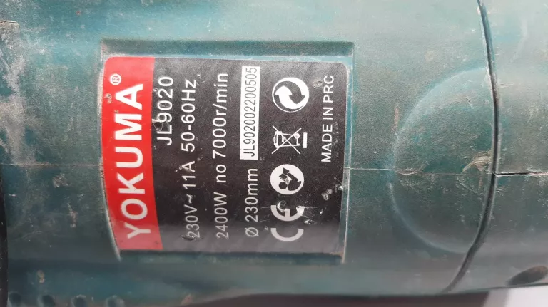 DUŻA SZLIFIREKA KĄTOWA YOKUMA JL-9020