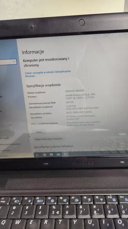 LAPTOP SAMSUNG R519