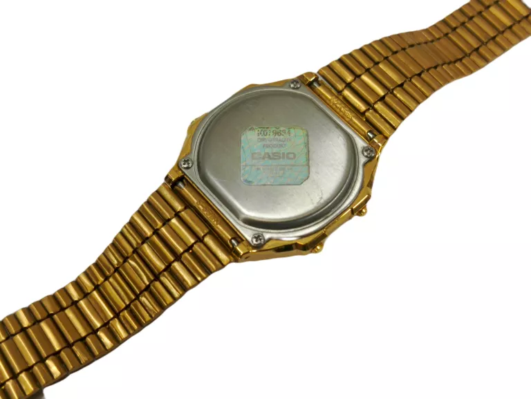 ELEKTRONICZNY ZEGAREK KWARCOWY CASIO ILLUMINATOR ZŁOTY RETRO VINTAGE