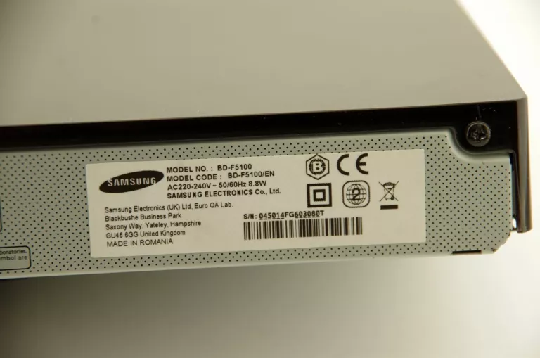 ODTWARZACZ BLU-RAY SAMSUNG BD-F5100 PILOT 1080P HDMI DIVX DVD Z PILOTEM
