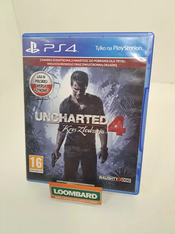 GRA PS4 UNCHARTED 4 KRES ZŁODZIEJA