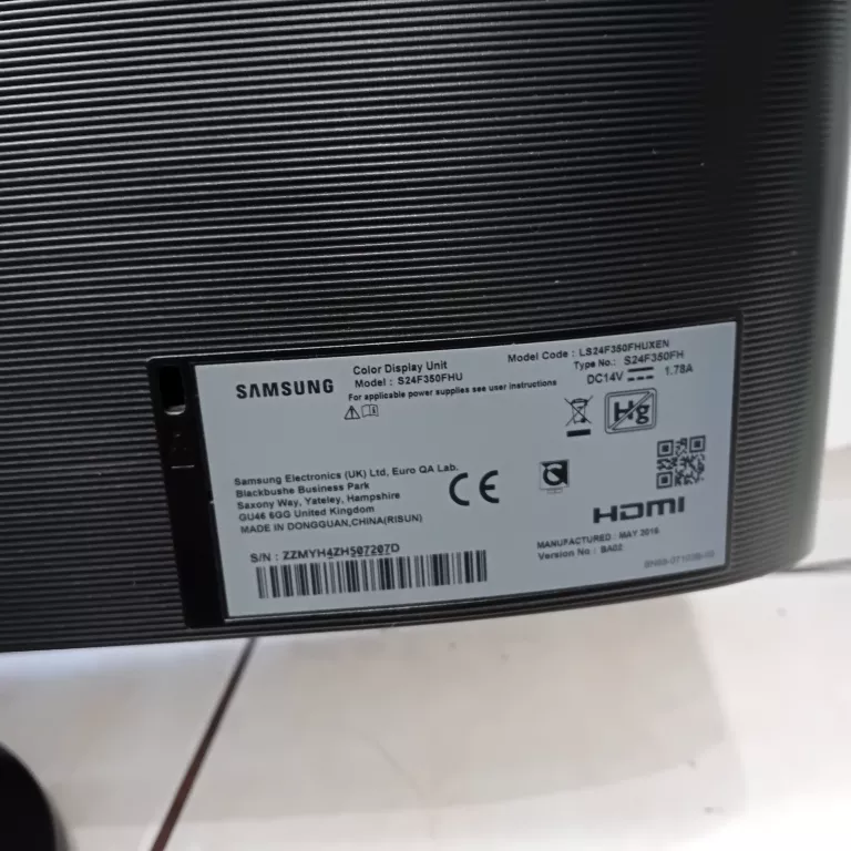 MONITOR 24" SAMSUNG LS24F350FHUXEN