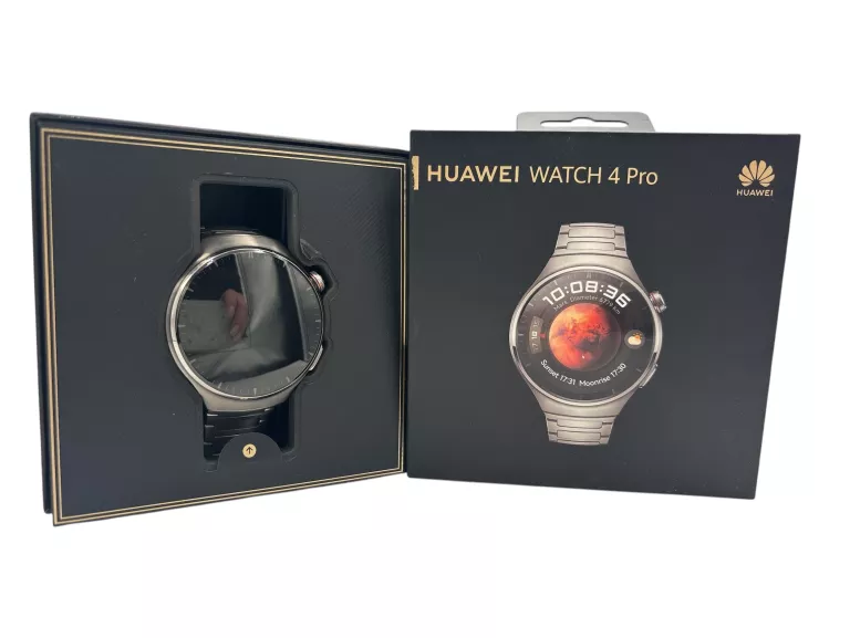 SMARTWATCH HUAWEI WATCH 4 PRO (MDS-AL00) + PUDEŁKO, KABEL ŁADUJĄCY