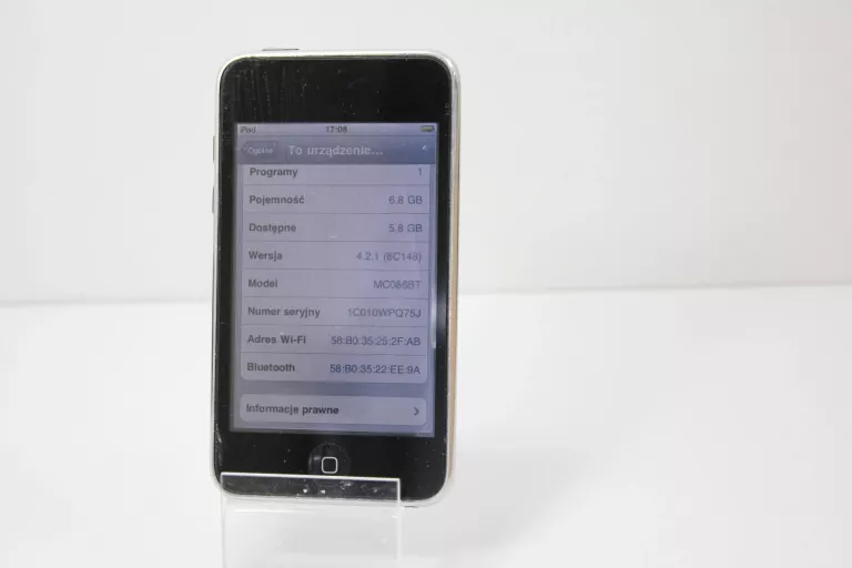 IPOD TOUCH GEN 2 8GB A1288