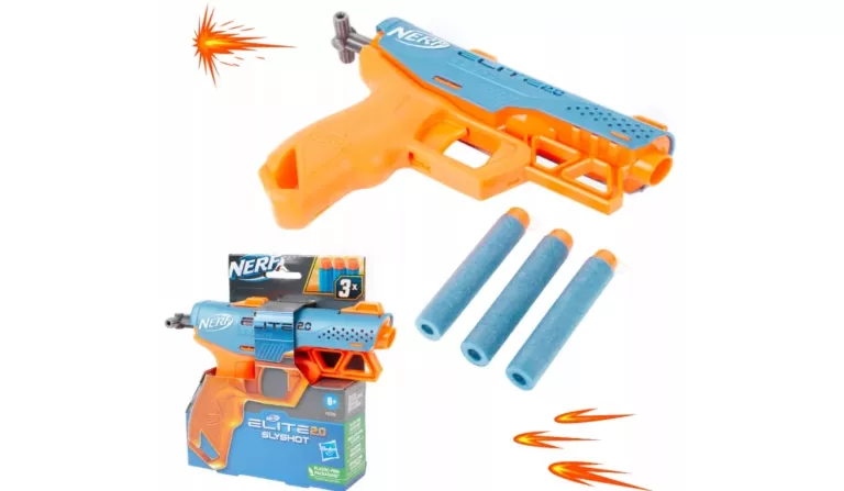 PISTOLET NA STRZAŁKI HASBRO NERF ELITE 2.0 BLASTER SLYSHOT + 3 STRZAŁKI