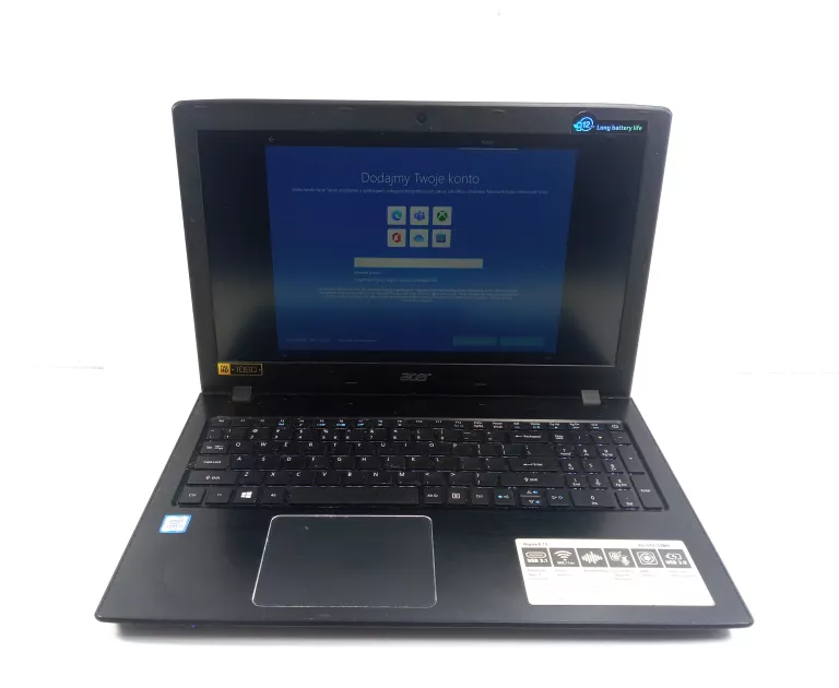 LAPTOP ACER ASPIRE E5-575 I3 7 GEN/ 4 RAM/ 1 TB HDD / INTEL HD GRAPHICS 62