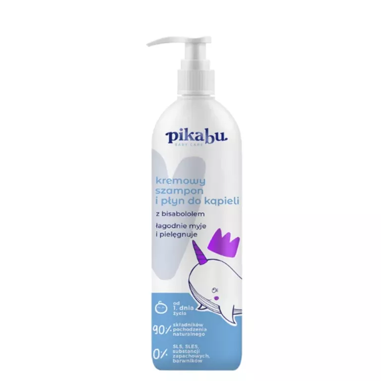 PIKABU BABY CARE, SZAMPON I PŁYN DO KĄPIELI, 300ML