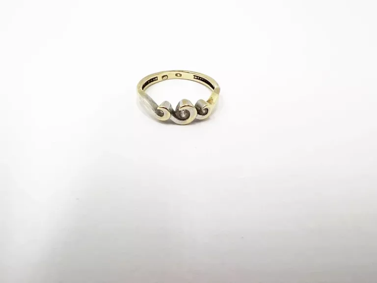 ZŁOTY PIERŚCIONEK Z CYRKONIAMI P.585/2,03G/R.12