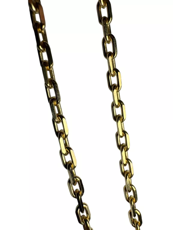 ZŁOTY ŁAŃCUSZEK PRÓBY 585 SPLOT ANKIER 50CM 2,5MM