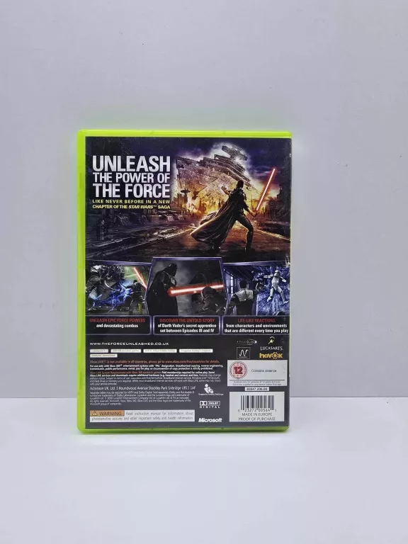 GRA XBOX360 STAR WARS THE FORCE UNLEASHED