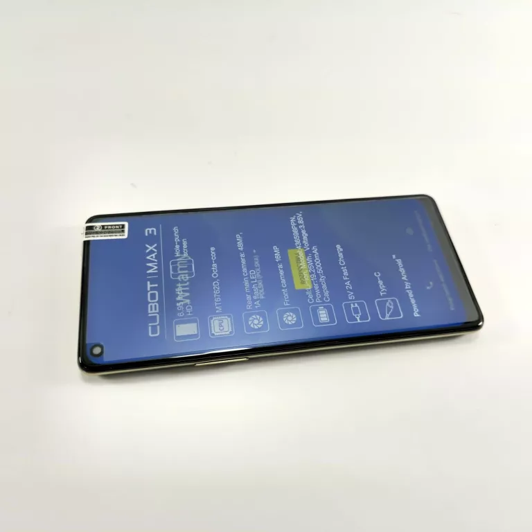 SMARTFON CUBOT MAX 3 4 GB / 64 GB 4G (LTE) ZIELONY