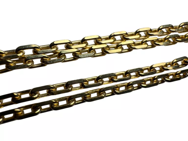 ZŁOTY ŁAŃCUSZEK PRÓBY 585 SPLOT ANKIER 50CM 2,5MM