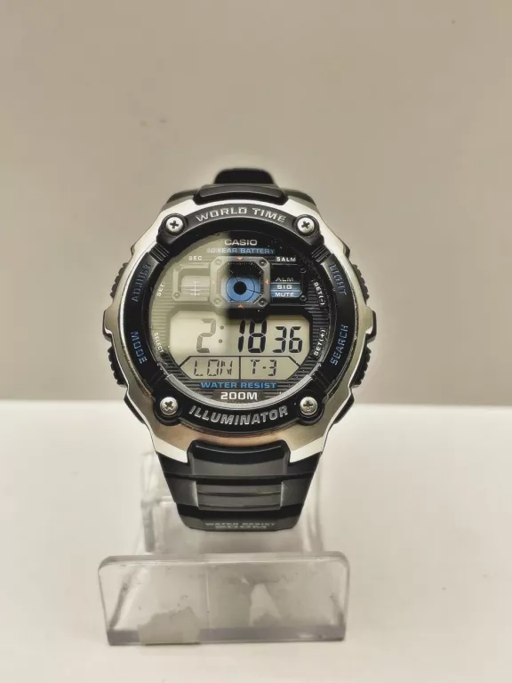 CASIO AE-2000W-1AVEF ZEGAREK MĘSKI CZARNY