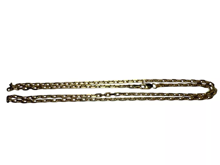 ZŁOTY ŁAŃCUSZEK PRÓBY 585 SPLOT ANKIER 50CM 2,5MM