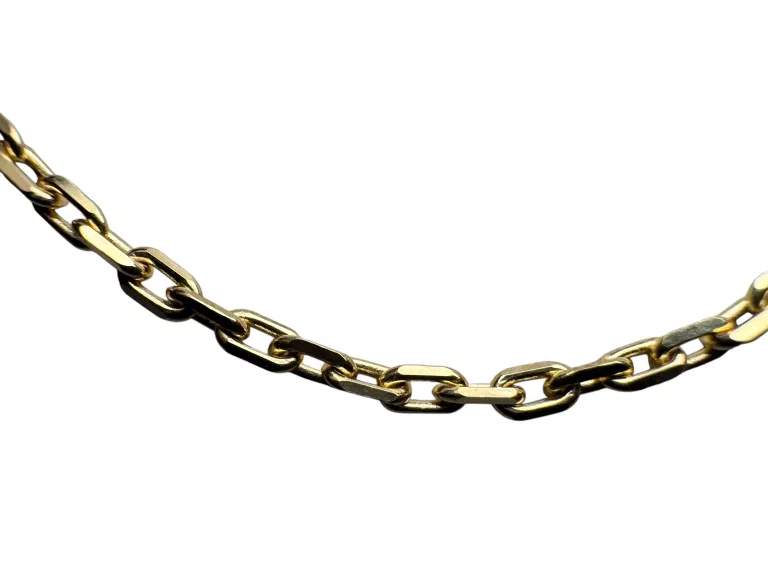 ZŁOTY ŁAŃCUSZEK PRÓBY 585 SPLOT ANKIER 50CM 2,5MM