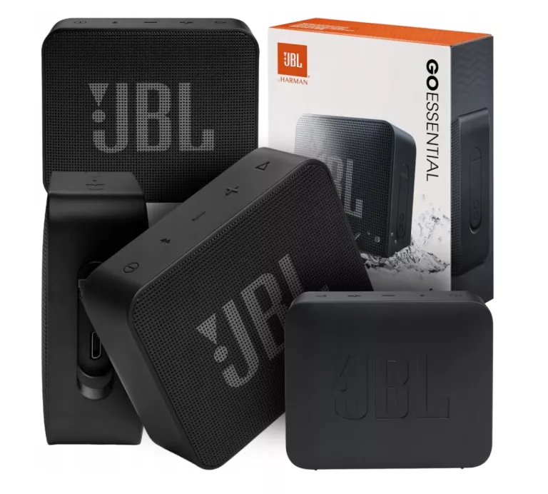 GŁOŚNIK MOBILNY JBL GO ESSENTIAL CZARNY BLUETOOTH WODOODPORNY IPX7