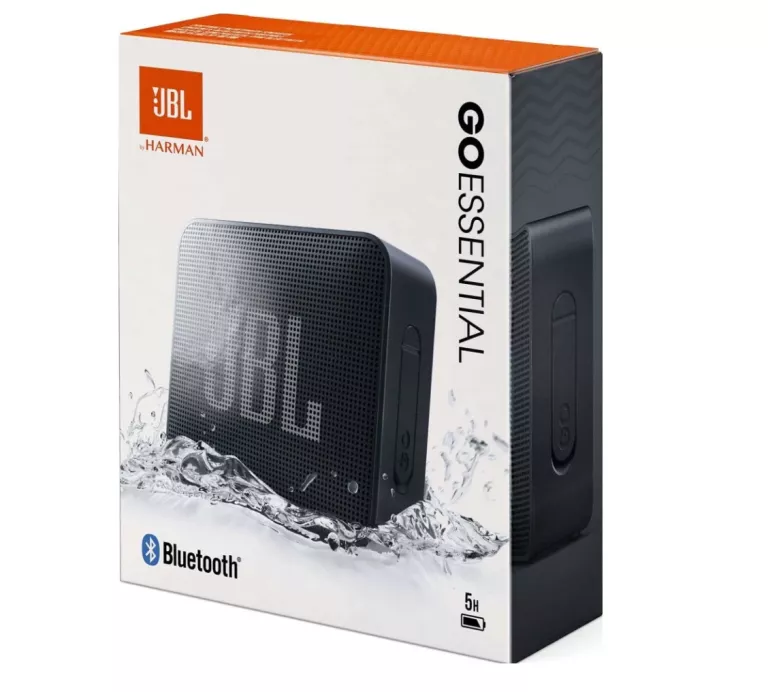 GŁOŚNIK MOBILNY JBL GO ESSENTIAL CZARNY BLUETOOTH WODOODPORNY IPX7