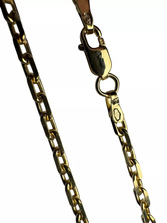 ZŁOTY ŁAŃCUSZEK PRÓBY 585 SPLOT ANKIER 50CM 2,5MM
