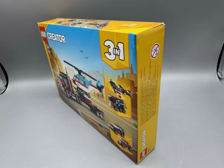 LEGO CREATOR 31146 CIĘŻARÓWKA Z PLATFORMĄ I HELIKOPTEREM