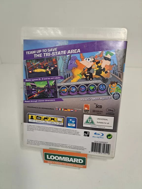 GRA PS3 PHINEAS AND FERB ACROSS THE 2ND DIMENSION