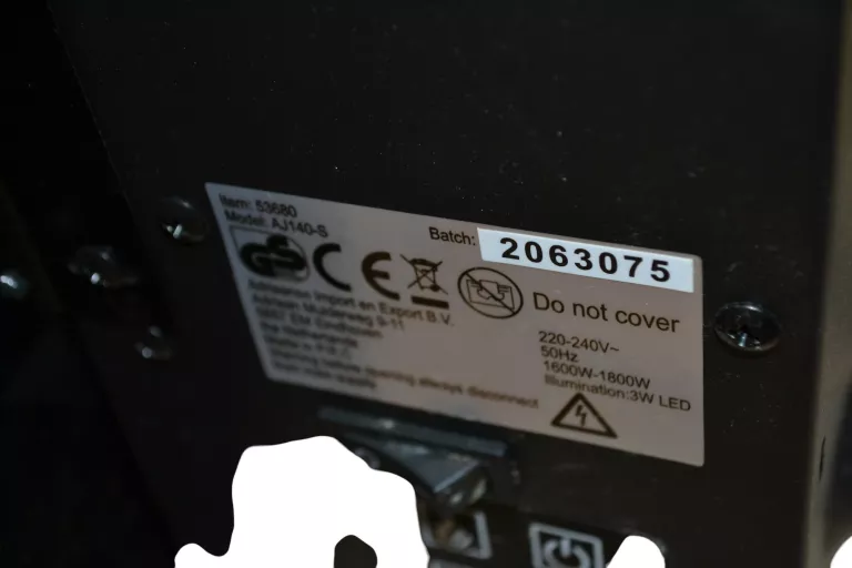 KOMINEK ELEKTRYCZNY GRZEJNIK AJ140S