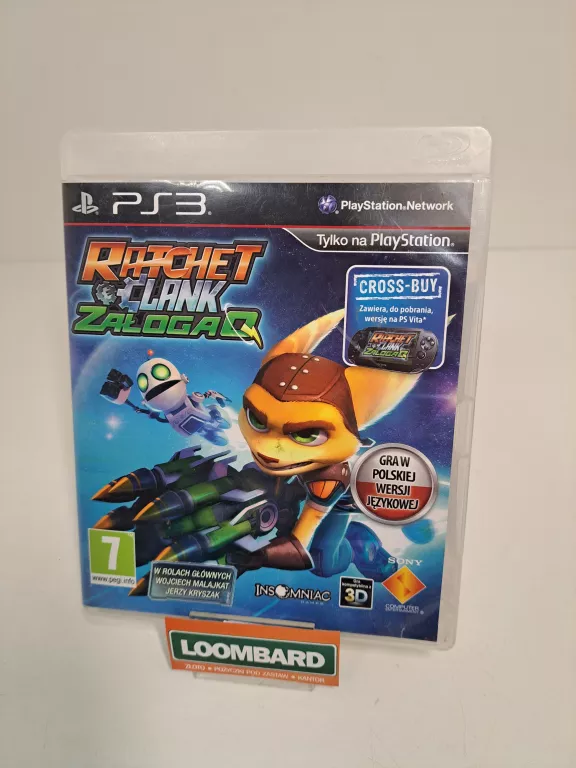 GRA PS3 RATCHET & CLANK ZAŁOGA Q