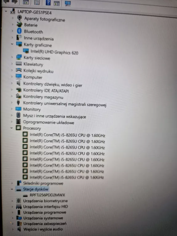 LAPTOP LENOVO IDEAPAD S540-15IWL INTEL I5-8265U 8 GB / 256 GB OPIS!!
