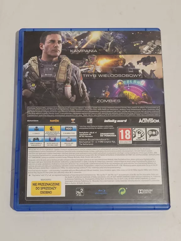 GRA PS4 CALL OF DUTY INFINITE WARFARE