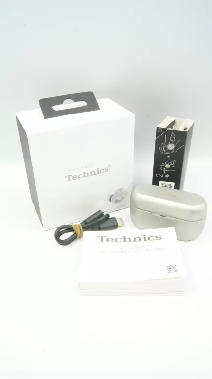 SŁUCHAWKI TECHNICS AZ80 BLUETOOTH KOMPLET IGŁA SREBRNE