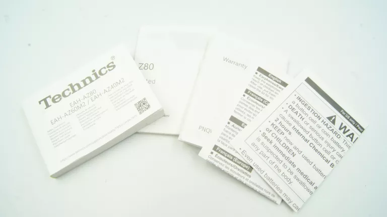 SŁUCHAWKI TECHNICS AZ80 BLUETOOTH KOMPLET IGŁA SREBRNE