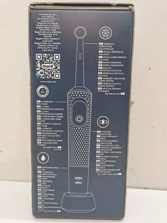 SZCZOTECZKA ELEKTRYCZNA ORAL B PRO VITALITY 3757 KOMPLET NIEOTWIERANA