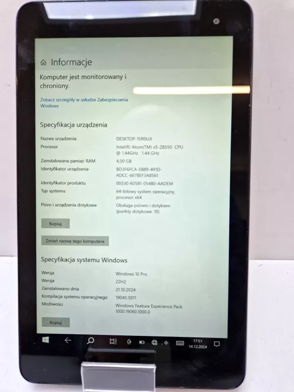 TABLET DELL VENUE 8 PRO 5855
