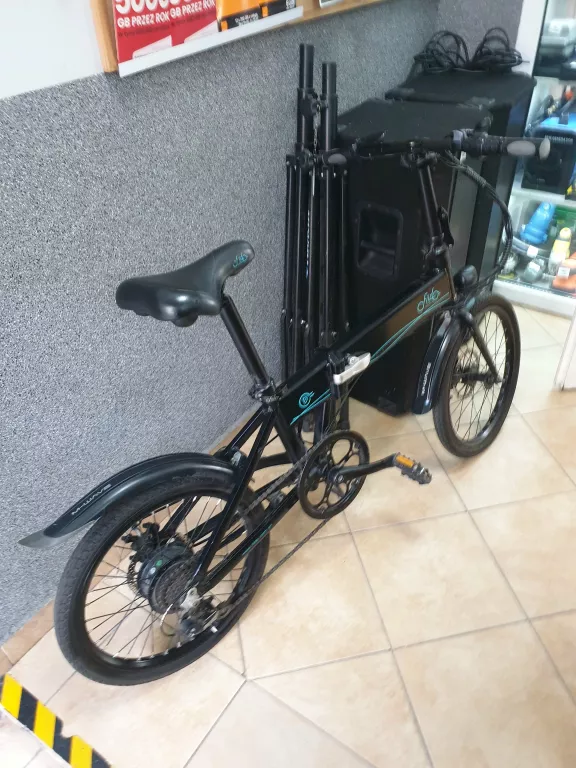 ROWER ELEKTRYCZNY FIIDO D4S ALUMINIUM KOŁO 20 " CZARNY