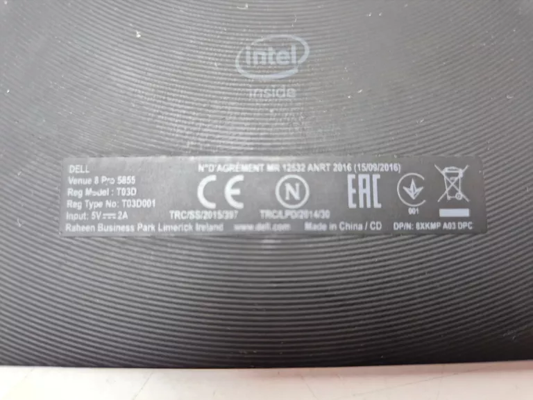 TABLET DELL VENUE 8 PRO 5855