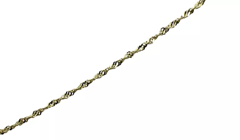 ZŁOTY ŁAŃCUSZEK Z ZAWIESZKĄ WAGA 333 | 0,85G | 41CM
