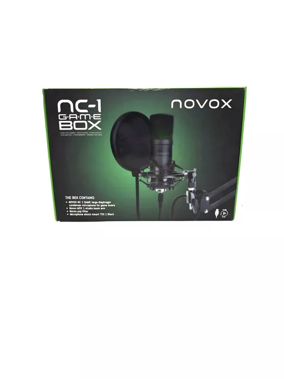 MIKROFON ZE STATYWEM NOVOX NC 1 GAME BOX PUD