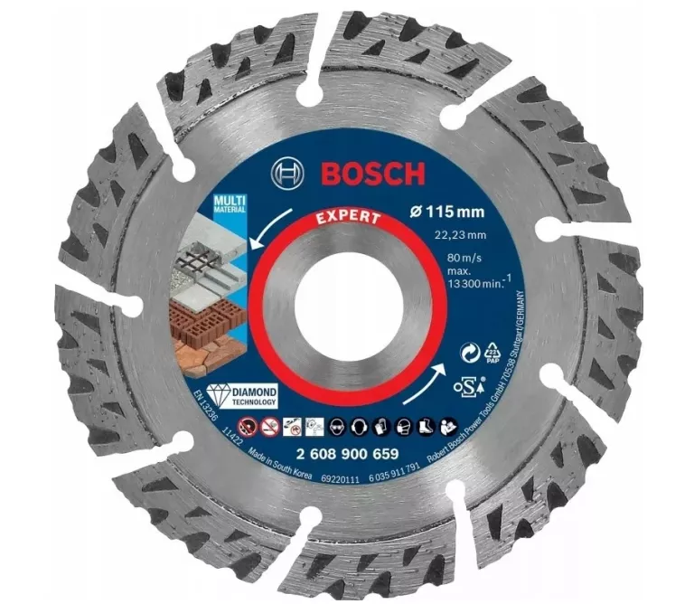 BOSCH TARCZA DIAMENTOWA DO BETONU I KAMIENIA 115 X 22,23 MM XLOCK